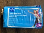 Medline Youth Underwear Disposable Size Large / Xl (60-125 Lbs) Per Pkg. Fixed Price $14.56.