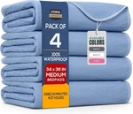 Utopia Bedding Washable Underpads 34" 36" 34X36 Inch (pack Of 4), Blue. Fixed Price $34.24.