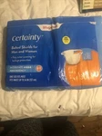 Walgreens Certainty Adjustable Unisex Underwear 30CT Up To 54" Waist. Fixed Price $14.99.
