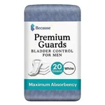 Because Bladder Control Premium Guards For Men 20 Ct. Fixed Price $19.99.