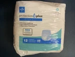 Medline Protection Plus Classic Protective Underwear, 2X Large, 12 68"-80". Fixed Price $10.00.