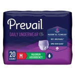 Prevail For Women Daily Disposable Underwear Female Medium Maximum 20 Ct. Fixed Price $16.63.