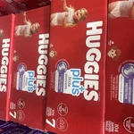Huggies Little Movers Plus Diapers Size 7 (41 Lbs & Up), 104-COUNT. Fixed Price $77.00.
