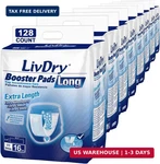 Livdry Incontinence Booster Pads, Use With Adult Diapers For Women And Men, Extr. Fixed Price $167.48.