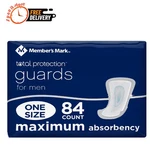 Member's Mark Total Guards For Men (84 Ct.). Fixed Price $26.47.