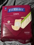Medline Fitright Extra Absorbency Liners Protectors 20 Ct. 13X34 Size Fits All. Fixed Price $10.00.