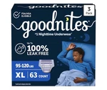 Goodnites Boys' Nighttime Bedwetting Underwear - Xl 63CT. Fixed Price $54.99.