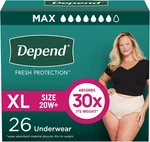 Depend Fresh Xl Max Absorbency Pull-up Briefs Incontinence Underwear 30 Count. Fixed Price $31.95.