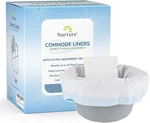 Nurture Ultra-absorbent Disposable Commode Liners 24 Pack Leak-proof Bags. Fixed Price $19.95.