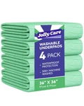 Washable Underpads Waterproof 36 X Heavy Absorbency 4 Pack Green Incontinence. Fixed Price $35.99.