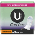 By Kotex Clean & Secure Overnight Maxi Pads, 40 Count. Fixed Price $51.84.