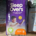 Sleep Overs Youth Pants Lg/xl Count Per BAG.48 Ct Box Overnight, 60-125 Lbs. Fixed Price $15.00.