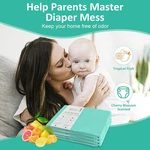 8 Pack Disposable Pail Refills Thickness,holds Up To 4640 Diapers. Fixed Price $21.80.