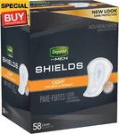 Dependsmen Incontinence Shields/pads Light Absorbency - 1 Box. Fixed Price $38.71.