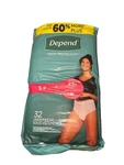 Open Bag Depend Fresh Protection 31 Underwear Neutralizes Odors Selling As It Is. Fixed Price $18.99.