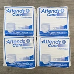 Attends Care Underwear Adult Diapers Pk. Extra Large 14 Count 58" To 68". Fixed Price $29.99.