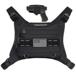 Sports Chest Pack For Men Front Bag Fits Most Pistols Pouch Black. Fixed Price $28.25.
