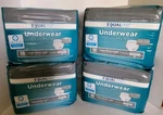 Men's Equaline Disposable Underwear Size Xl Case: 4 Pks 18 = 72 Total. Fixed Price $20.00.