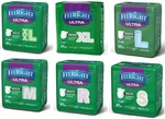 Fitright Ultra Adult Diapers, Briefs With Tabs, Heavy Case Of 80 Pairs. Fixed Price $89.00.