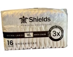 Shields Powerful Protection White Mens Incontinence Underwear Sz Xl Usa. Fixed Price $19.99.