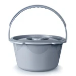 Mckesson 146-11106 Commode Bucket 7.5 Quart With Plastic Handle Cover Ct. Fixed Price $14.54.