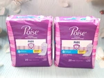 (pack Of 2) Poise Incontinence Pads, 4 Drop Moderate Absorbency, 20. Fixed Price $15.25.