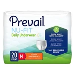 Absorbent Underwear Prevail Nu-fit Pull On With Tear Away Seams Adult Medium Uni. Fixed Price $56.77.
