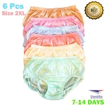 6 Whole Nylon Underwear Vtg Women's Full Cut Panties Briefs Plus Size 2XL Bi. Fixed Price $35.98.