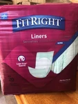 Medline Fitright Ultra Liners, Heavy Absorbency Pk Of 20, 13" X 34 One Size All. Fixed Price $16.99.