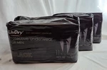 Livdry Incontinence Underwear, Premium Adult Diapers For Sz Xl 33 Count. Fixed Price $80.00.