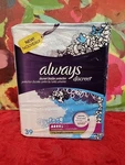 Always Discreet Bladder Protection Pads Maximum 39 Long New In Package. Fixed Price $8.99.