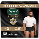 Depend Real Fit Adult Diapers, Incontinence Underwear For Men, Disposable, Ma.... Fixed Price $98.53.