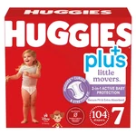Huggies Little Movers Plus Diapers Size 7 (41 Lbs & Up), 104-COUNT. Fixed Price $39.99.