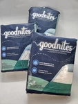 Lot Of Goodnites Disposable Bed Mats, 2.4 X 2.8 Ft, 27 Ct (3 Packs 9). Fixed Price $25.49.