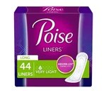 Poise Daily Incontinence Panty Liners, Very Light Absorbency, 44 264 Count. Fixed Price $26.95.
