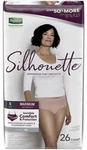 Depend Women's Silhouette Incontinence & Postpartum Underwear Max (26 Ct) Small. Fixed Price $26.99.