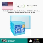 Medline Quilted Basic Disposable Blue Underpad- MSC281229A , 23 X 36. Fixed Price $15.99.