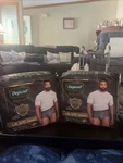 Depend Real-fit Maximum Incontinence Underwear Men L-xl Gray Disposable 2X12 Pk. Fixed Price $22.00.