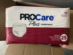 Procare Protective Underwear 4-PACK, Size Medium 34"-46". Fixed Price $110.00.