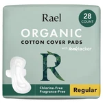 Rael Organic Cotton Cover Pads - Regular Absorbency, 28 Count (pack Of 1). Fixed Price $20.37.