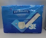 Medline Fitright Disposable Underwear Ultra Absorbency 3XL 75-94 Inches 20 Ct. Fixed Price $27.33.