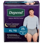Depend Night Defense Adult Incontinence Underwear For Men Xl 36 Count Sealed. Fixed Price $44.99.