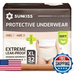 Sunkiss Women Incontinence Underwear, Daytime Disposable Postpartum Adult Pantie. Fixed Price $77.08.