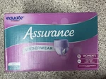 Assurance 10006814 Women's Maximum Incontinence Underwear, Xxl 42 Count. Fixed Price $74.95.