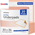 Underpads Disposable Bed 30" X 36" 10 Count Heavy Absorbency, Ultra Inco. Fixed Price $19.53.