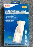 Male Urinal Bag Super Absorbent Pad Disposable Travel Camping Bedside Adult Kids. Fixed Price $15.99.