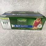 Depend Fit-flex Underwear Maximum Absorbency Women Sz P(24-30) 92CT Nisb. Fixed Price $54.87.