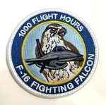 Usaf F-16 Fighting Falcon -1000 Flight Hours- High Quality Embroidered Patch. Fixed Price $22.99.