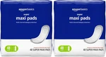 Amazon Basics Maxi Pads For Periods- Thick, Super Absorbency, Unscented, 48 Coun. Fixed Price $14.29.