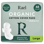 Sanitary Pads Women Organic Cotton Heavy Absorbency 48 Count Large Rael Cover. Fixed Price $46.99.